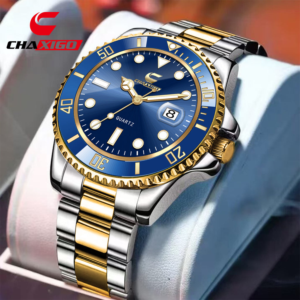 Chrono Gold – Elegante Herrenuhr im klassischen Stil