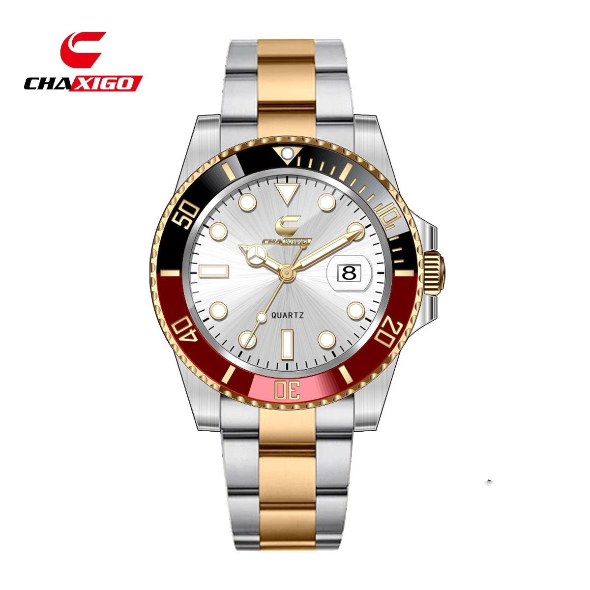 Chrono Gold – Elegante Herrenuhr im klassischen Stil