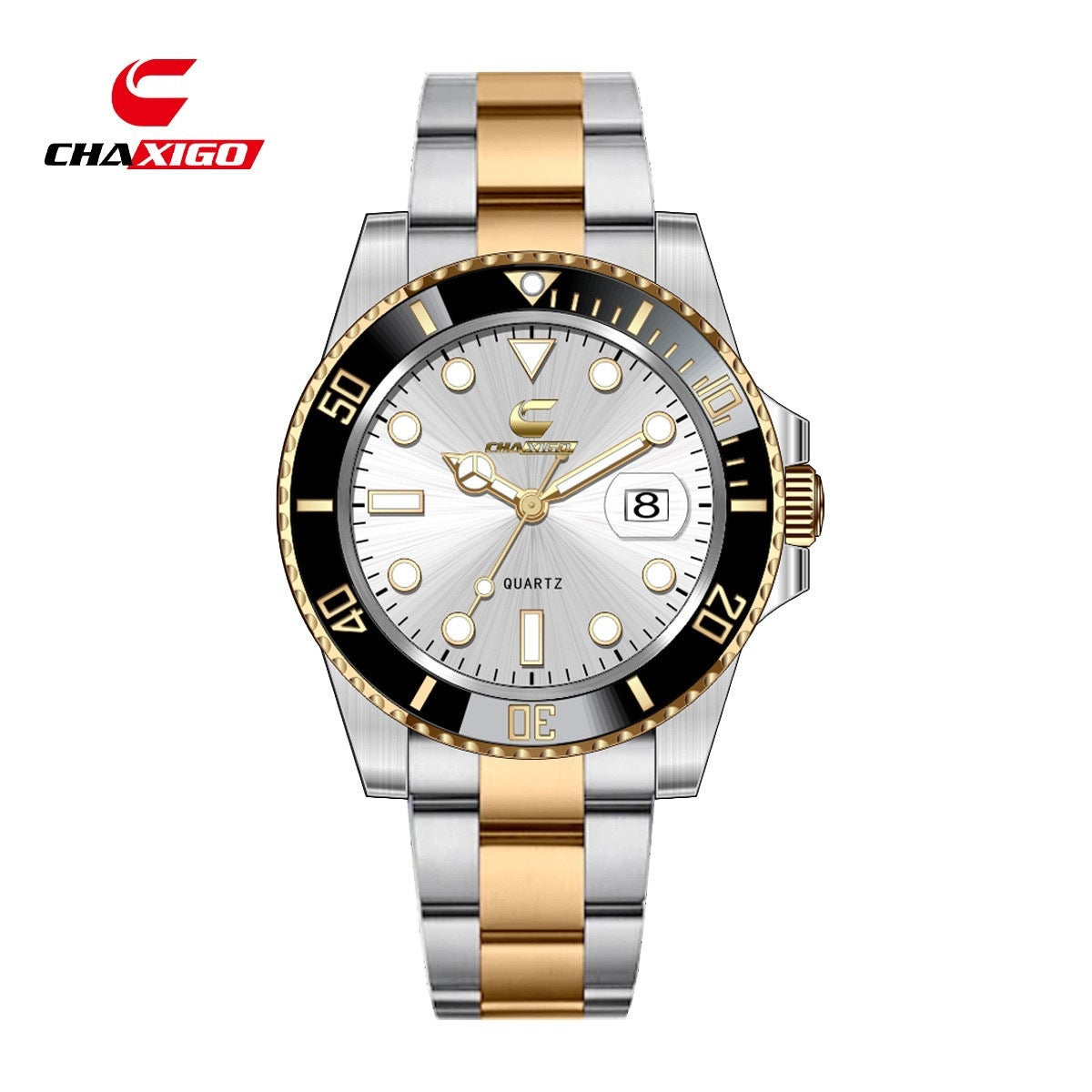 Chrono Gold – Elegante Herrenuhr im klassischen Stil