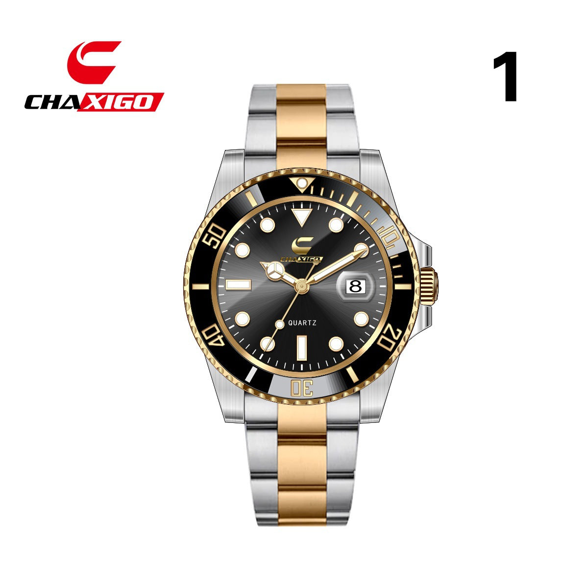 Chrono Gold – Elegante Herrenuhr im klassischen Stil