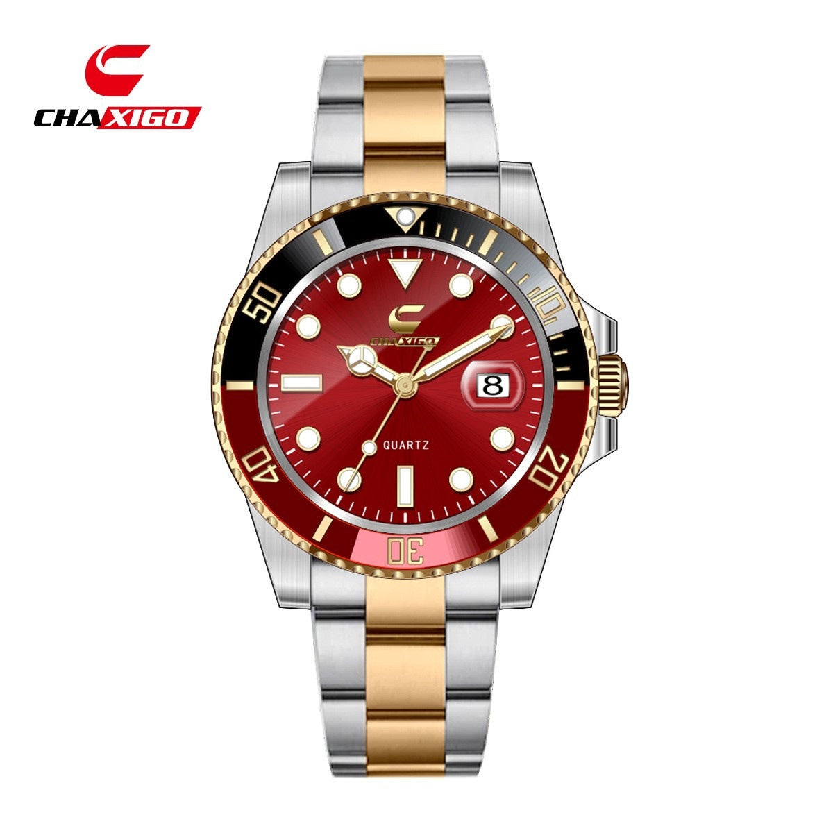 Chrono Gold – Elegante Herrenuhr im klassischen Stil
